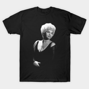 Bluesy Elegance James Retro Music Iconic Couture Threads T-Shirt